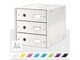Archiwizacja i przechowywanie - Leitz Pojemnik z szufladami Click & Store WOW (3 szuflady) Biały - 60480001