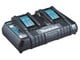 Akumulator i ladowarka - Makita 196933-6 Charger for 2 x 14.4V / 18V LXT-batteries - 196933-6