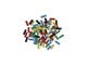 Narzedzia - Bosch Glue Sticks, 7 x 20 mm, 70 pcs, Colormix - 2608002005