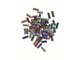 Narzedzia - Bosch Glue Sticks, 7 x 20 mm, 70 pcs, Glittermix - 2608002006