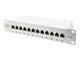 Akcesoria sieciowe - DIGITUS DN-91612S-EA-G - patch panel - 1U - 10" - DN-91612S-EA-G
