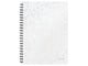 Zeszyty, notesy i formularze - Leitz WOW Notebook A4 ruled wirebound with PP cover White - 46370001
