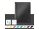 Zeszyty, notesy i formularze - Leitz WOW Notebook A4 ruled wirebound with PP cover Black - 46370095