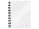 Zeszyty, notesy i formularze - Leitz WOW Notebook A5 ruled wirebound with PP cover White - 46390001