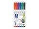 Przybory do pisania i rysowania - Staedtler Marker Lumocolor white pen 6pcs.box - 301 WP6