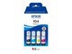Tusz, toner i material eksploatacyjny - Epson EcoTank 104 - 4-Pack (Yellow Cyan Magenta Black) Ink - C13T00P640