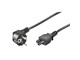 Kabel zasilajacy (wewnetrzny) - Pro Kabe zasilania C5 (Mickey Mouse) - Czarny - 90° - 3m - PC-C5B-3M-B
