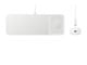Telefon - Adapter i Ładowarka - Samsung Wireless Charger Trio (Incl. Power Adapter) - White - EP-P6300TWEGEU