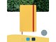 Zeszyty, notesy i formularze - Leitz Notatnik  Cosy Soft Touch, w kratkę, z twardą okładką Ciepły żółty - 44540019