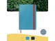 Zeszyty, notesy i formularze - Leitz Cosy Notebook Soft Touch Ruled with Hardcover Calm Blue - 44830061