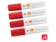 Konferencja i prezentacja - Nobo Glide Whiteboard Pens Large Chisel Tip 4 Pack Red - 1915390