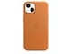 Telefon - Pokrowiec i etui - Apple iPhone 13 Leather Case with MagSafe - Golden Brown - MM103ZM/A