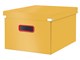 Archiwizacja i przechowywanie - Leitz Średnie pudełko do przechowywania  Click & Store Cosy Ciepły żółty - 53480019