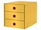 Archiwizacja i przechowywanie - Leitz Pojemnik z 3 szufladami  Click & Store Cosy Ciepły żółty - 53680019