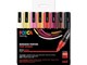 Materialy hobbystyczne - POSCA marker sæt PC-5M 8 ass. Warm colors - 401644