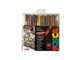 Materialy hobbystyczne - POSCA marker sæt PC-5M 8 ass. DEEP colors - 401615