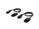 Obudowa komputerowa - akcesoria - Corsair iCUE LINK Slim Cable 200mm x2 (straight / slim 90° connectors) - CL-9011123-WW