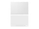 Tablet - pokrowce i etui - Samsung Galaxy Tab S10+ / Tab S9+ / Tab S9 FE+ - Smart Book Cover - White - EF-BX810PWEGWW