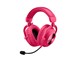Sluchawki, zestaw sluchawkowy - Logitech G PRO X 2 - LIGHTSPEED Wireless Gaming Headset - Czerwony - 981-001275