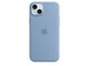 Telefon - Pokrowiec i etui - Apple iPhone 15 Plus Silicone Case with MagSafe - Winter Blue - MT193ZM/A