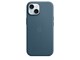 Telefon - Pokrowiec i etui - Apple iPhone 15 FineWoven Case with MagSafe - Pacific Blue - MT3G3ZM/A