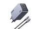 Telefon - Adapter i Ladowarka - UGREEN Nexode Pro 100W 3-Port GaN Fast Charger with 100W USB-C Cable - 25874