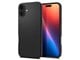 Telefon - Pokrowiec i etui - Spigen Liquid Air - matte black - iPhone 16 Plus - ACS08066