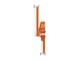 Smartwatch - akcesoria - Xiaomi Dual-tone Leather Strap - White and Orange - BHR8724GL