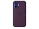 Telefon - Pokrowiec i etui - Apple iPhone 16 Silicone Case with MagSafe - Plum - MYY43ZM/A