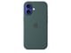 Telefon - Pokrowiec i etui - Apple iPhone 16 Silicone Case with MagSafe - Lake Green - MYY83ZM/A