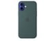 Telefon - Pokrowiec i etui - Apple iPhone 16 Plus Silicone Case with MagSafe - Lake Green - MYYH3ZM/A