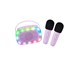 Muzyka - Lalarma Karaoke with lights and two microphone - P - LALAR-KARATWO-WLIGHTS-PURPLE