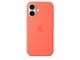 Telefon - Pokrowiec i etui - Apple iPhone 16 Silicone Case with MagSafe - Tangerine - MDGN4ZM/A