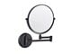 Lusterka kosmetyczne - UNIQ Wall Mirror with 10x Magnification in Black - 7023-3