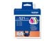 Tusz, toner i material eksploatacyjny - Brother LC521 Value Pack - 4-pack - black yellow cyan magenta - original - ink cartridge - LC521VAL