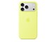 Telefon - Pokrowiec i etui - Apple iPhone 17 Pro Max Silicone Case with MagSafe – Neon Yellow - MGFM4ZM/A