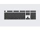 Klawiatura - Wooting PBT ISO (UK) & ANSI (US) Keycaps - Just Black - Klawisze - Angielski (US) - Czarny - KC3-USUK4-PDS-BK1