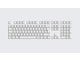 Klawiatura - Wooting PBT ISO (UK) & ANSI (US) Keycaps - Just White - Klawisze - Angielski (US) - Biały - KC3-USUK4-PDS-WH1