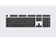 Klawiatura - Wooting PBT ISO Keycaps - Just Black - Klawisze - Nordycki - Czarny - KC3-NR1-PDS-BK1