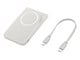 Powerbank - Samsung Magnet Wireless Battery Pack 5000mAh - Beige Powerbank - Beżowy - 5 Ah - EB-U2500XJEGWW