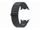 Smartwatch - akcesoria - Samsung Galaxy Watch9 Fabric Watch Band (S/M) - Black - ET-SVL32SKEGEU