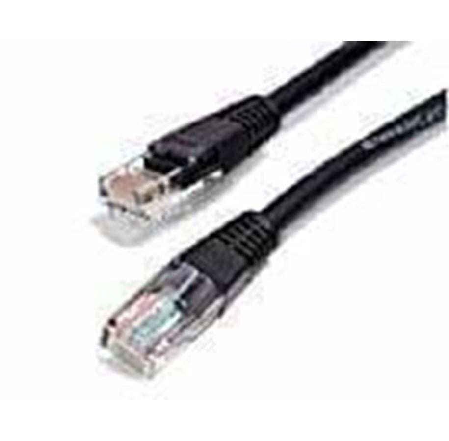 Kabel sieciowy - Roline LAN Cable 0.5m CAT5E UTP Sort - 21.15.0525