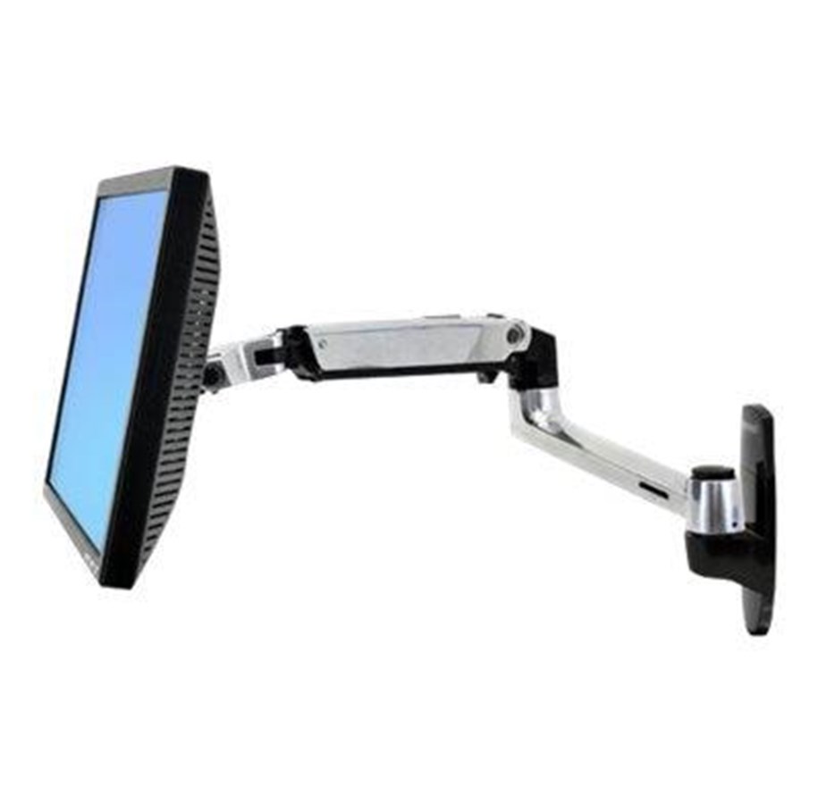Uchwyt na monitor - Ergotron LX Wall Monitor Arm - Polished Aluminum - 45-243-026