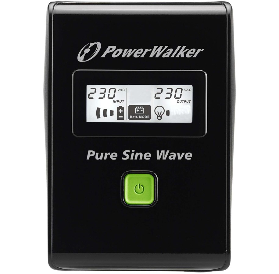 UPS - BlueWalker 10120062 - PowerWalker VI SW - 800VA/480W - Line Interactive UPS - 10120062