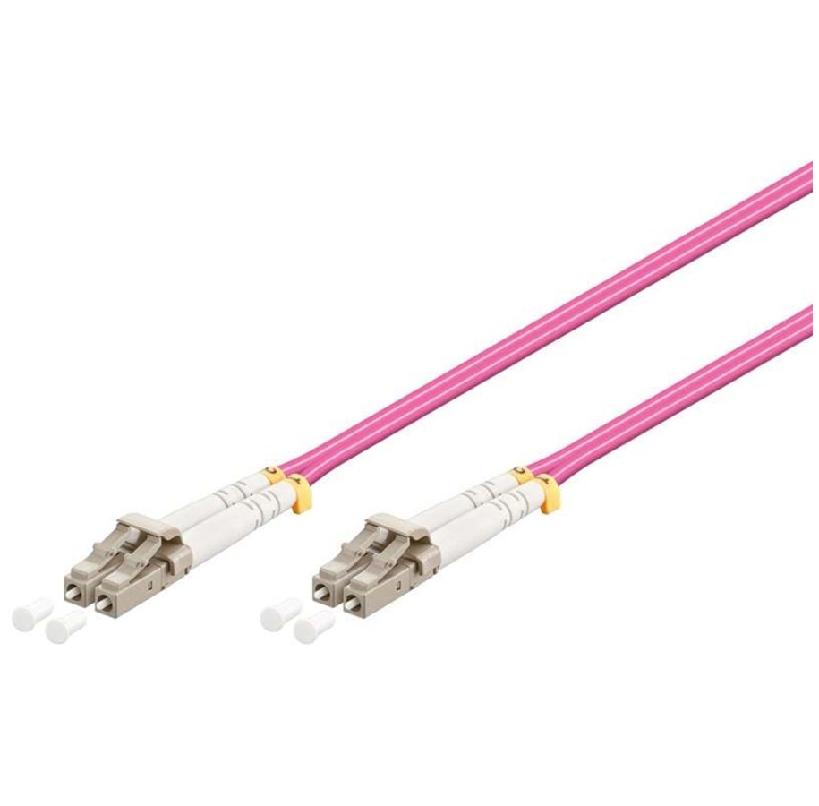 Kabel sieciowy - Pro Fiber Optical LC - LC OM4 - 7.5m - Czerwony - 7.5m - 4040849959387