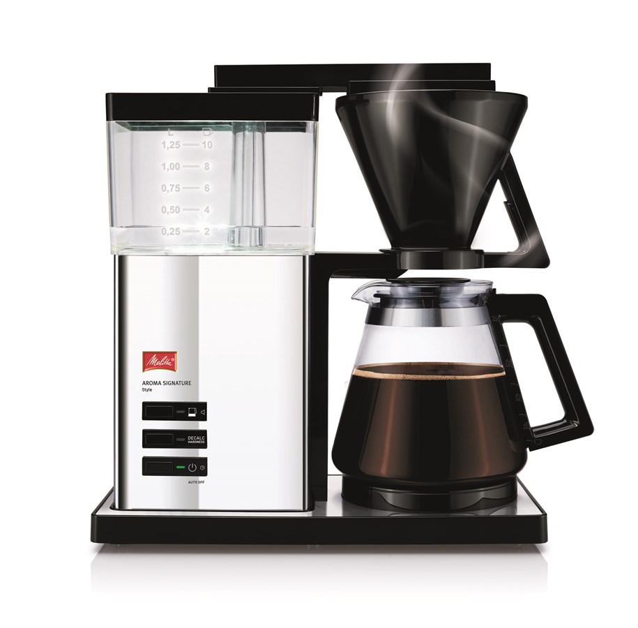 Ekspres do kawy - Melitta Aroma Signature DeLuxe Style - Chrome - ekspres do kawy - 20997