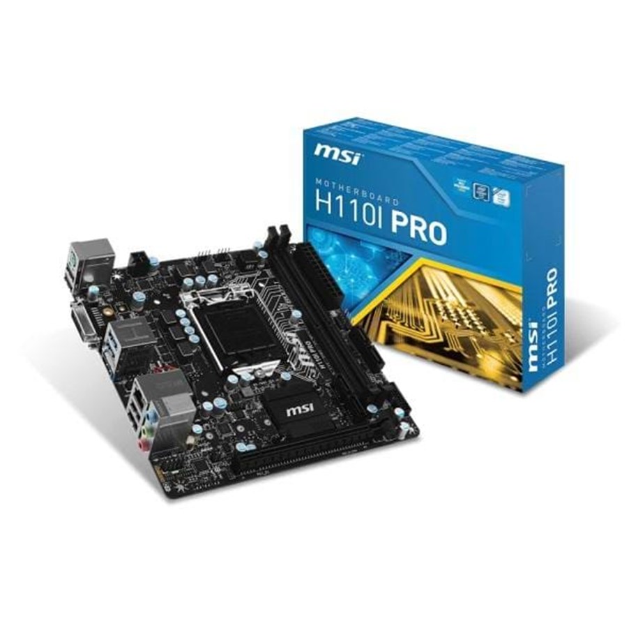 Płyta główna - MSI H110I PRO Płyta główna - Intel H110 Express - Intel LGA1151 - DDR4 RAM - Mini-ITX - H110I PRO