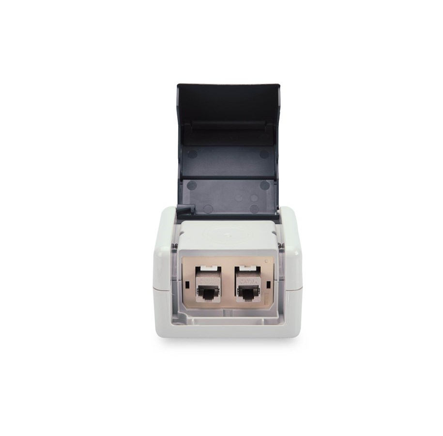 Akcesoria sieciowe - DIGITUS IP44 Outdoor Surface Mount Box for Keystone Modules - DN-93844-OD