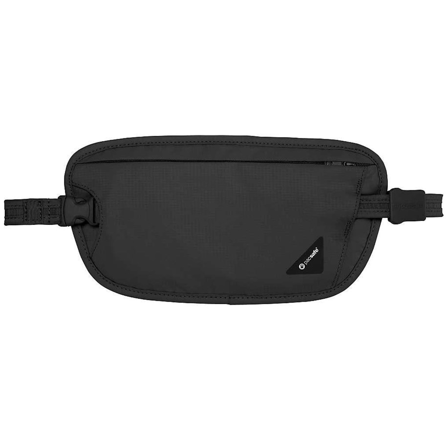 Torba na aparat - Pacsafe Coversafe X100 Anti-Theft RFID Blocking Waist Wallet Black - 10153100