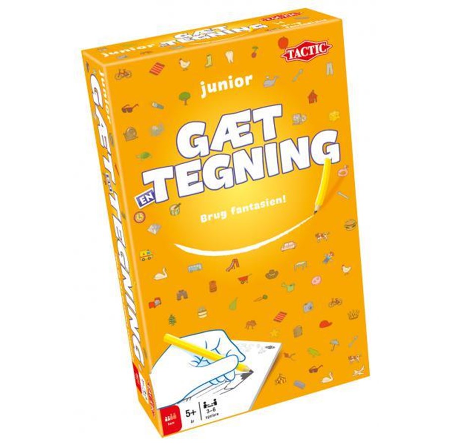 gry-planszowe-karciane-i-kosci - Tactic Gæt en tegning Junior rejsespil (DK) - 53328